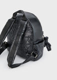 Mayoral Quilted Metallic Backpack in Black