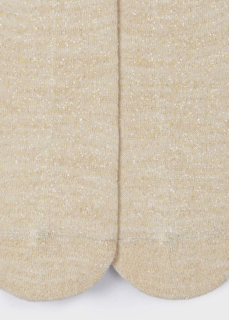 Mayoral Usa Inc Mayoral Lurex Tights in Beige Marzipan - Little Miss Muffin Children & Home