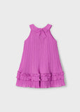 Mayoral Pleated Sleeveless Dress in Orchid