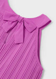 Mayoral Pleated Sleeveless Dress in Orchid