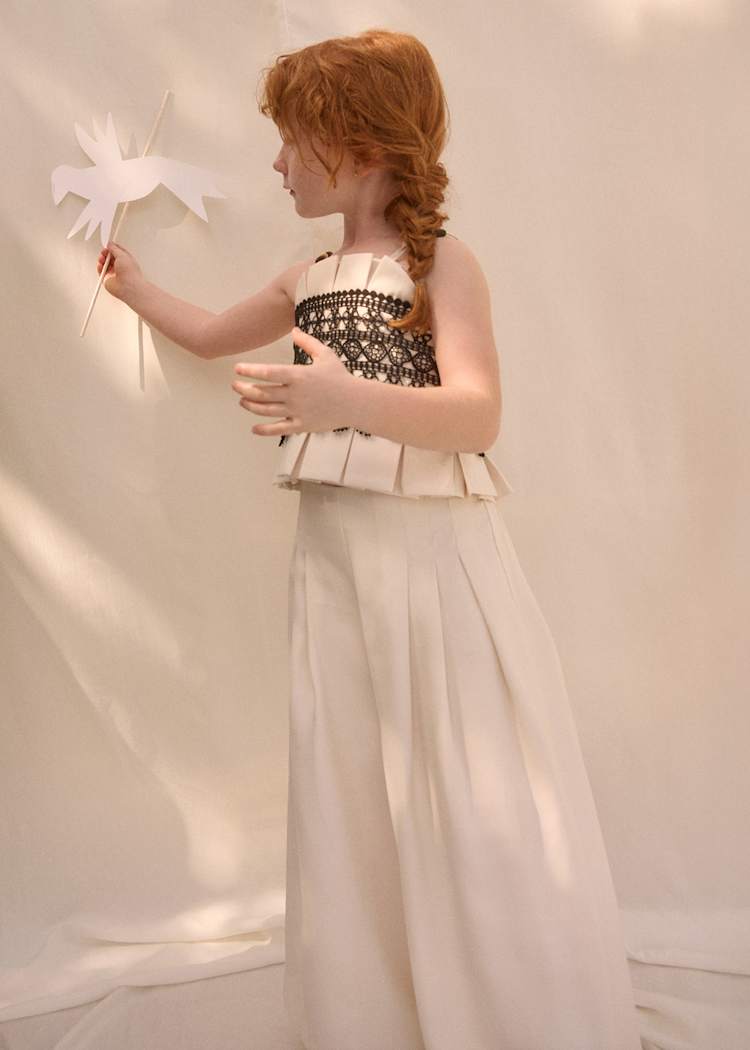 Pleated Wide Leg Pants