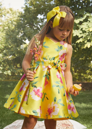 Abel & Lula Abel & Lula Print Mikado Dress - Little Miss Muffin Children & Home