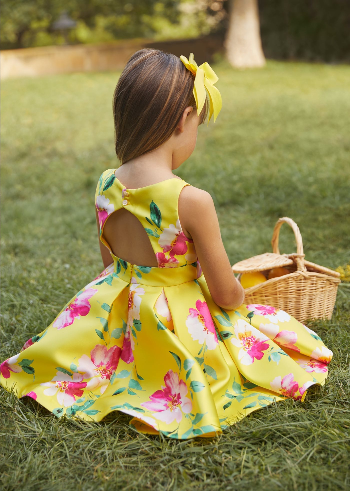 Abel & Lula Abel & Lula Print Mikado Dress - Little Miss Muffin Children & Home
