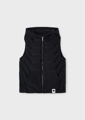 Mayoral Quilted Vest in Black