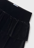 Mayoral Tiered Velvet Ruffle Skirt