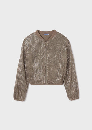 Mayoral Sequin Bomber Jacket