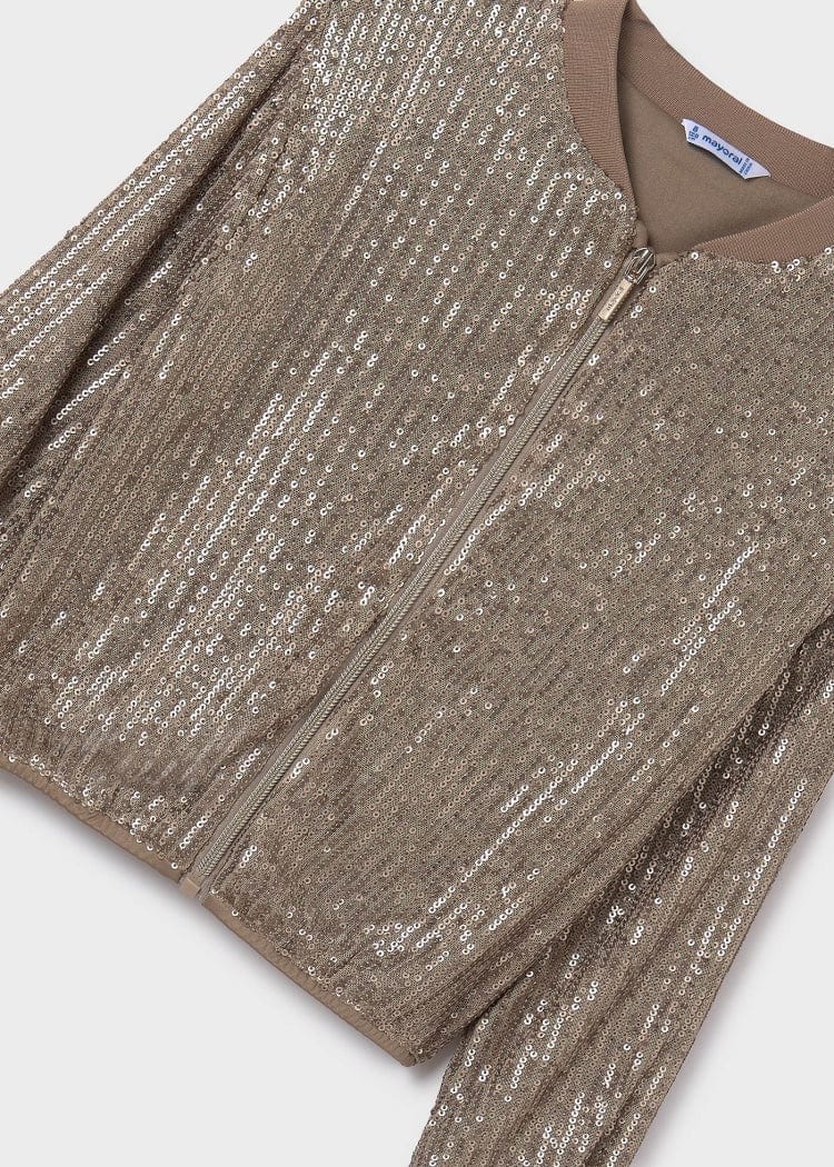 Mayoral Usa Inc Mayoral Sequin Bomber Jacket - Little Miss Muffin Children & Home