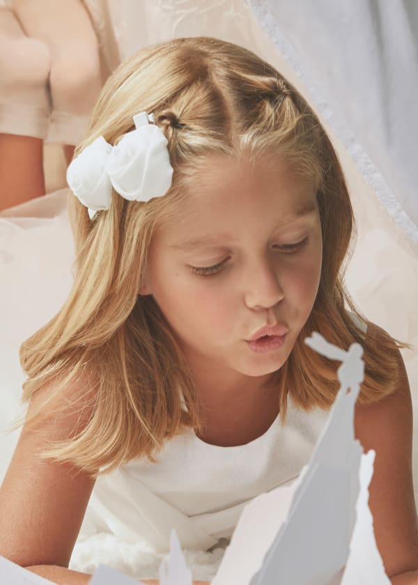 Abel & Lula Abel & Lula 2-Piece Chiffon Rosette Hair Clip Set - Little Miss Muffin Children & Home