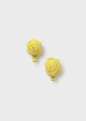 Abel & Lula Abel & Lula 2-Piece Chiffon Rosette Hair Clip Set - Little Miss Muffin Children & Home