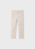 Mayoral Skinny Fit Sparkly Corduroy Pants in Almond