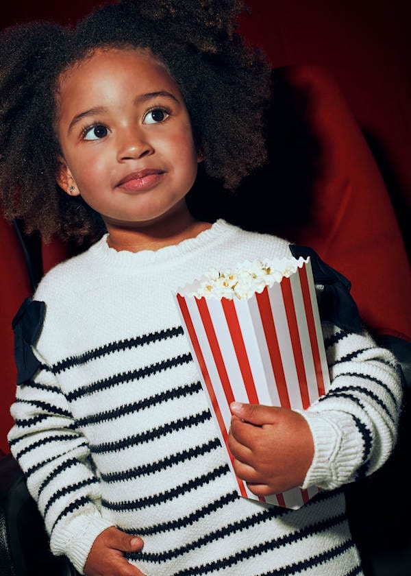 Mayoral Usa Inc Striped Sweater Dress with Bow Detail - Little Miss Muffin Children & Home