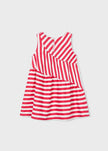 Mayoral Usa Inc Sleeveless Striped Dress in Persimmon - Little Miss Muffin Children & Home
