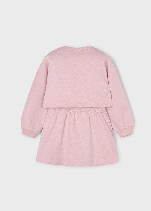Mayoral Usa Inc 2 Piece Sweatshirt Dress Set with Embroidery - Little Miss Muffin Children & Home