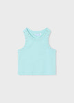 Studded Tank Top in Anise