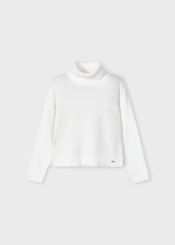 Mayoral Usa Inc Turtleneck Sweater in Ecru - Little Miss Muffin Children & Home