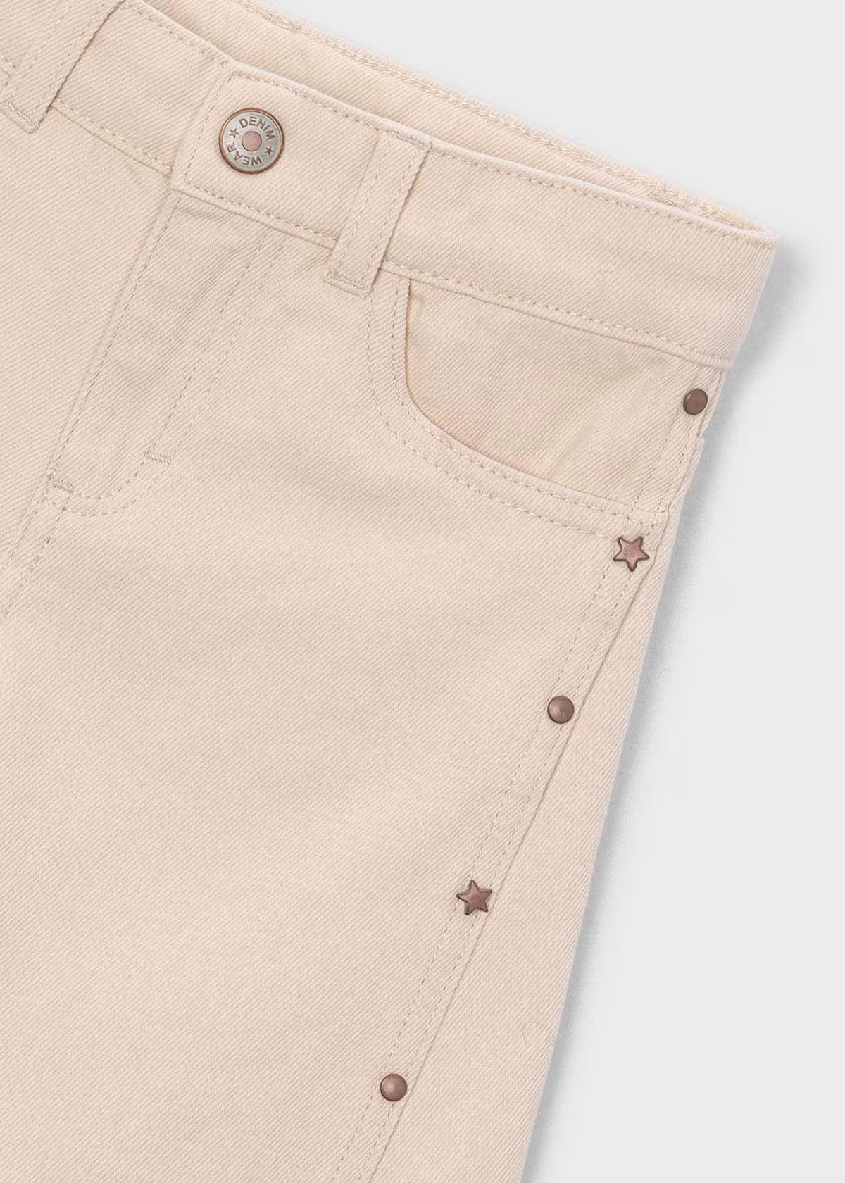 Diagonal Seam Twill Pants, 2 Colors Available