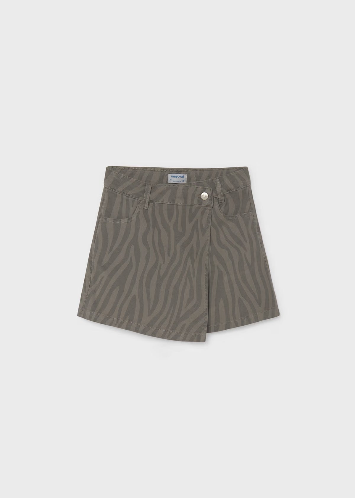 Twill Wrap Around Skort