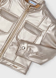 Mayoral Metallic Zip-Up Jacket