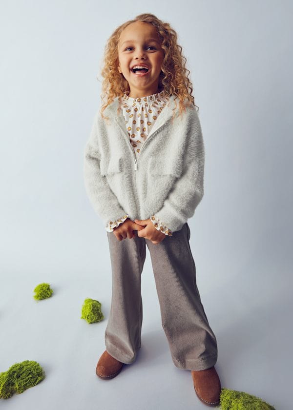 Mayoral Usa Inc Faux Fur Zip Up Hoodie - Little Miss Muffin Children & Home