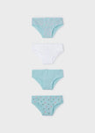 Mayoral Usa Inc Mayoral 4-Pack Bikini Panties - Little Miss Muffin Children & Home