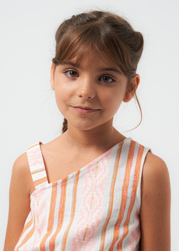 Mayoral Usa Inc Mayoral Asymmetrical Jacquard Top - Little Miss Muffin Children & Home