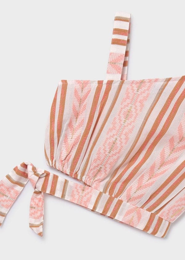 Mayoral Usa Inc Mayoral Asymmetrical Jacquard Top - Little Miss Muffin Children & Home