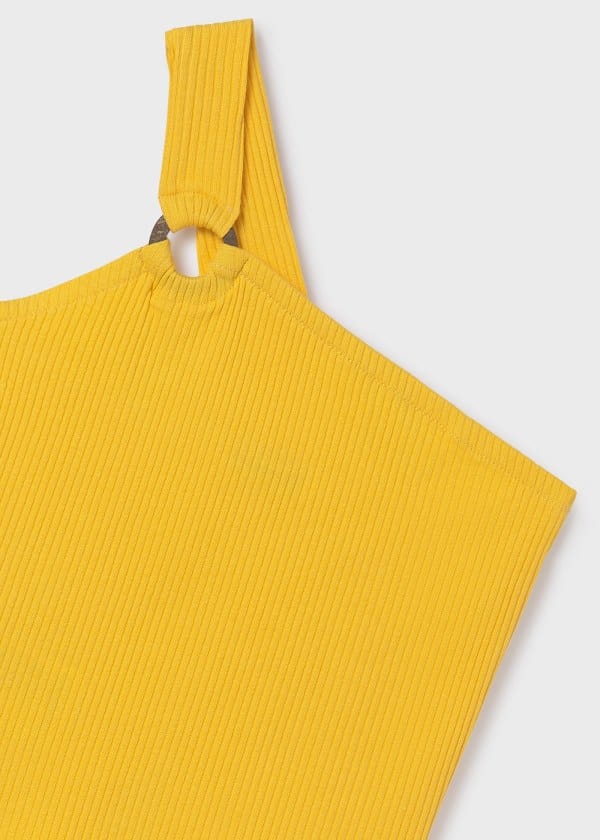 Mayoral Usa Inc Mayoral One-Shoulder Ribbed Tank - Little Miss Muffin Children & Home