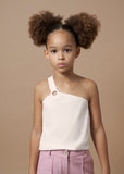 Mayoral Usa Inc Mayoral One-Shoulder Ribbed Tank - Little Miss Muffin Children & Home