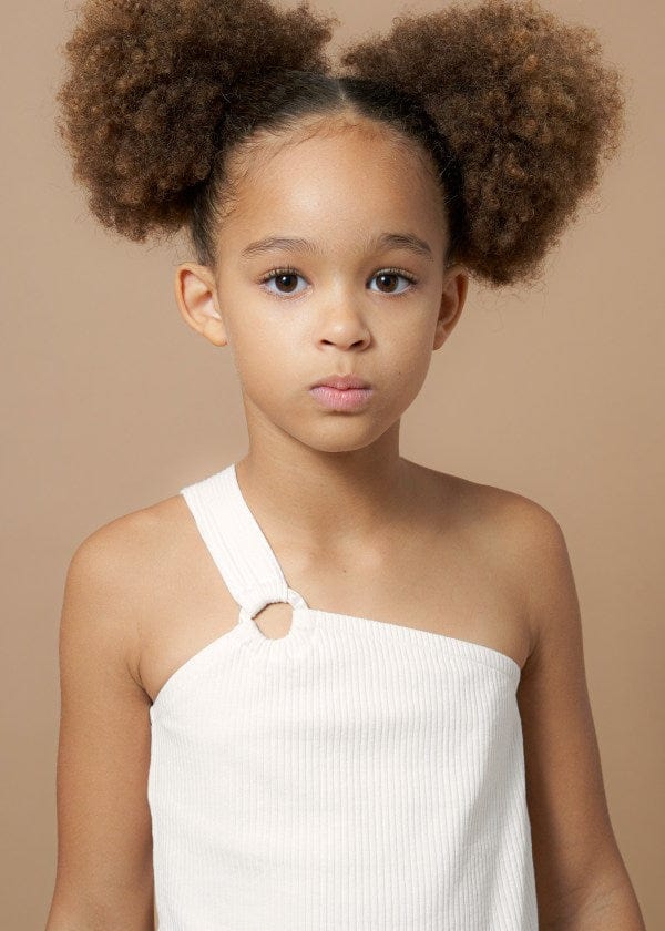 Mayoral Usa Inc Mayoral One-Shoulder Ribbed Tank - Little Miss Muffin Children & Home