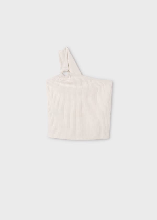 Mayoral Usa Inc Mayoral One-Shoulder Ribbed Tank - Little Miss Muffin Children & Home