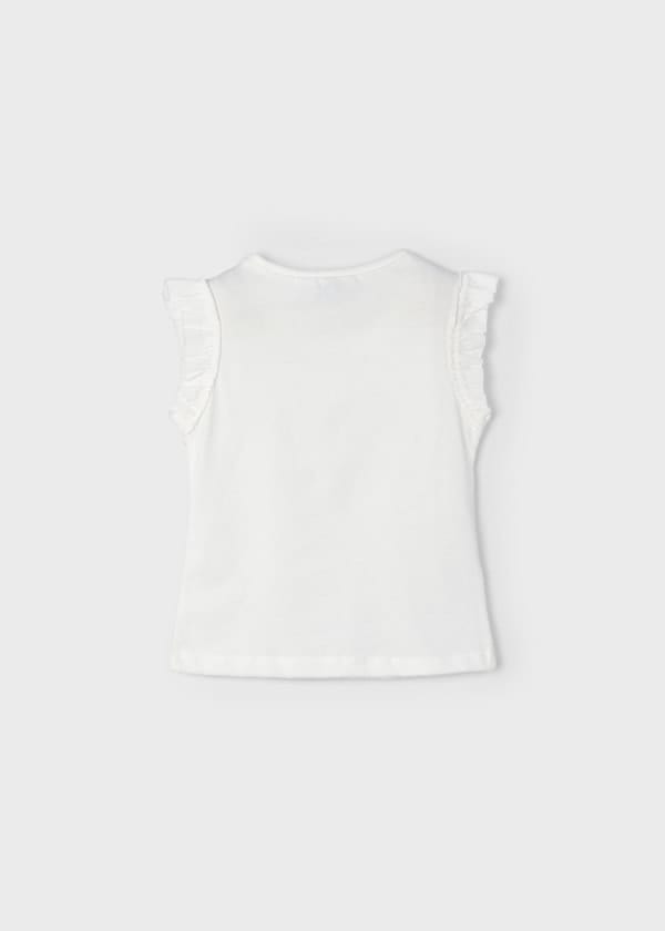 Mayoral Usa Inc Mayoral Eyelet Trimmed Sleeveless T-Shirt - Little Miss Muffin Children & Home