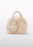 Abel & Lula Faux Shearling Handbag