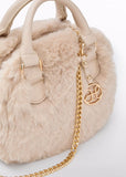 Abel & Lula Faux Shearling Handbag