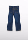 Abel & Lula Flared Jeans with Chain Belt