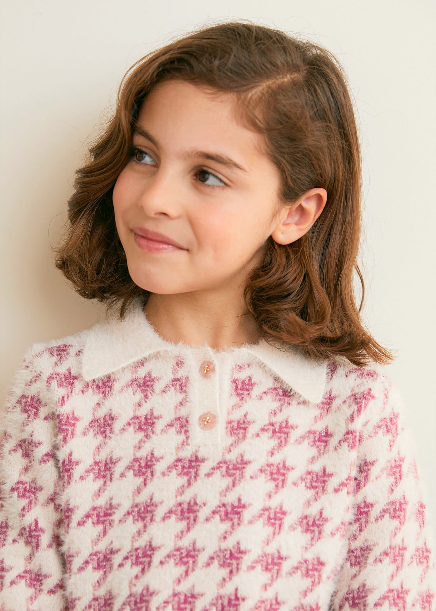 Abel & Lula Abel & Lula Houndstooth Knit Skirt Set - Little Miss Muffin Children & Home