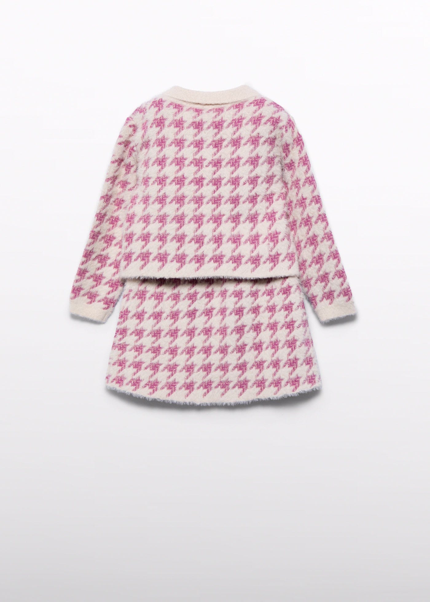 Abel & Lula Abel & Lula Houndstooth Knit Skirt Set - Little Miss Muffin Children & Home