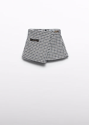 Abel & Lula Houndstooth Skort