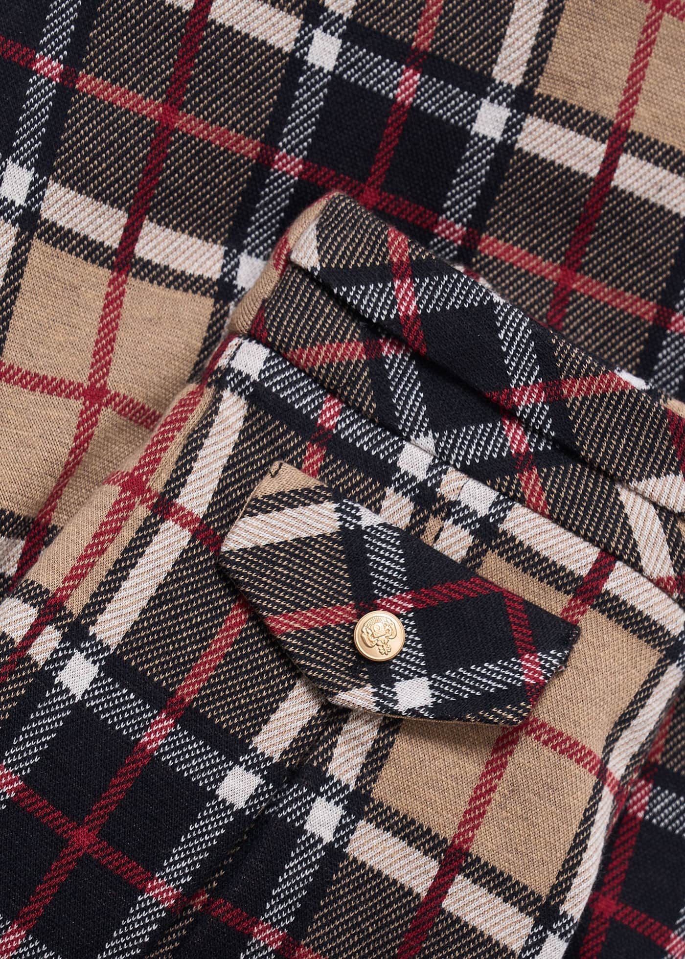 Abel & Lula Abel & Lula Knit Plaid Culotte Pants - Little Miss Muffin Children & Home