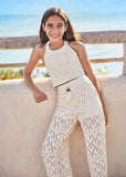 Mayoral Usa Inc Mayoral Openwork Eyelet Pants - Little Miss Muffin Children & Home