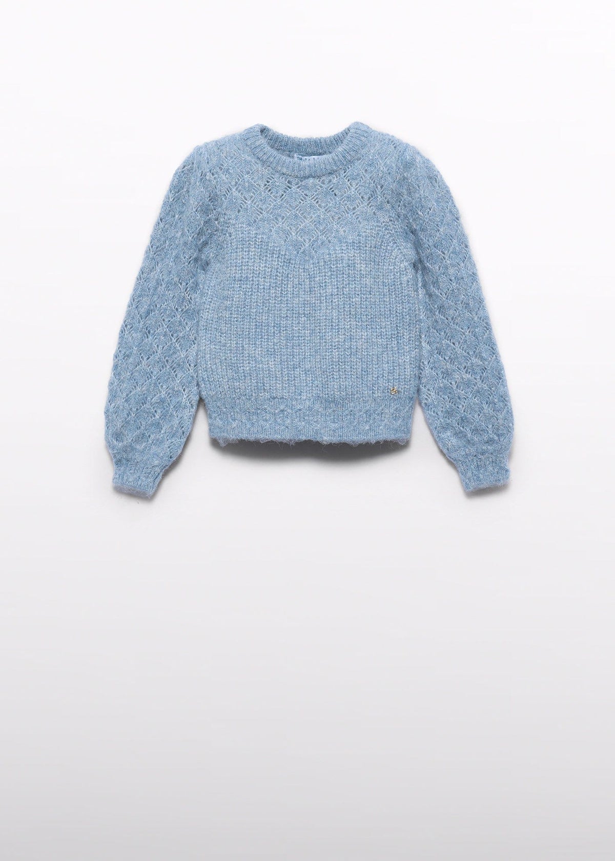 Abel & Lula Abel & Lula Openwork Sweater - Little Miss Muffin Children & Home