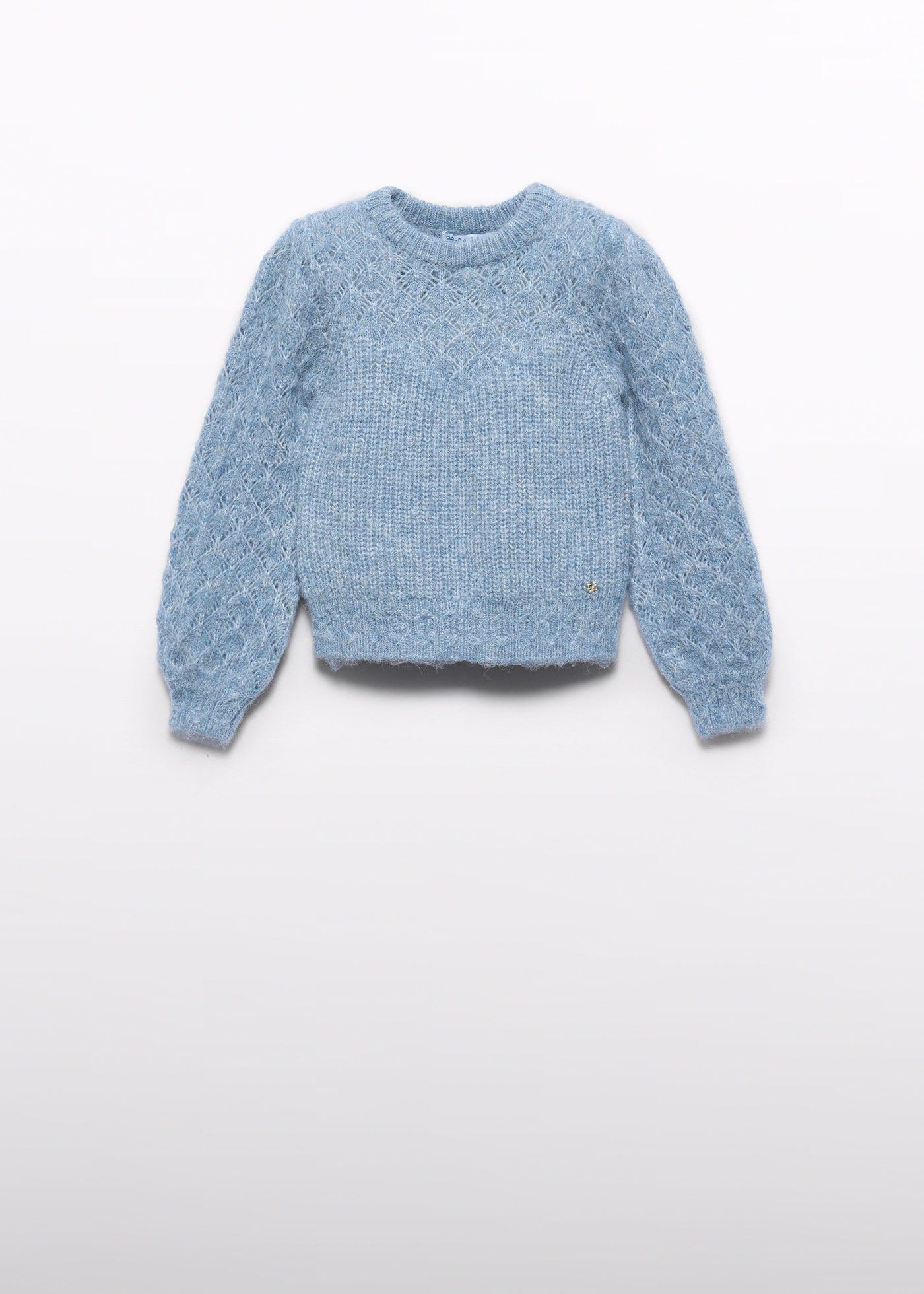 Abel & Lula Abel & Lula Openwork Sweater - Little Miss Muffin Children & Home