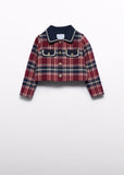 Abel & Lula Plaid Jacket