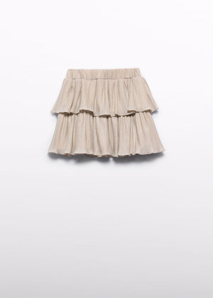 Abel & Lula Pleated Knit Skirt