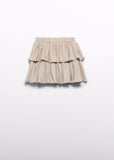 Abel & Lula Pleated Knit Skirt