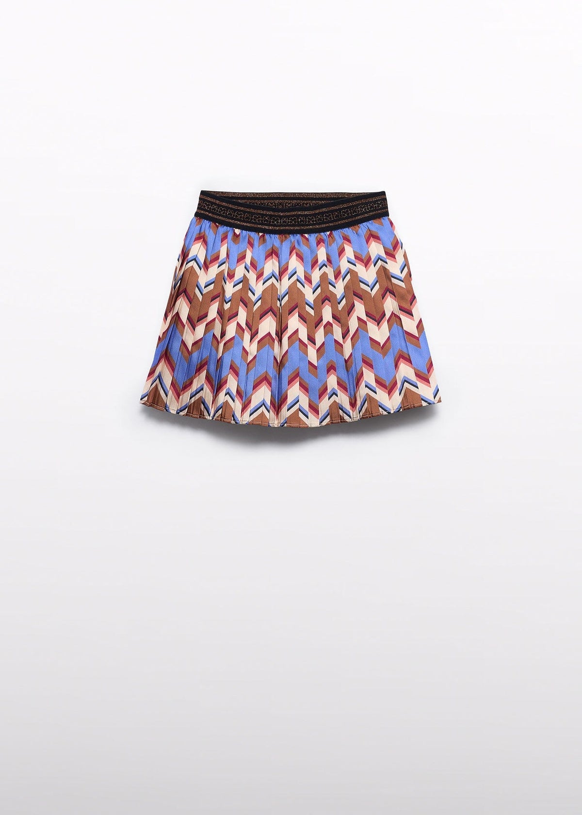 Abel & Lula Abel & Lula Pleated Print Skirt - Little Miss Muffin Children & Home