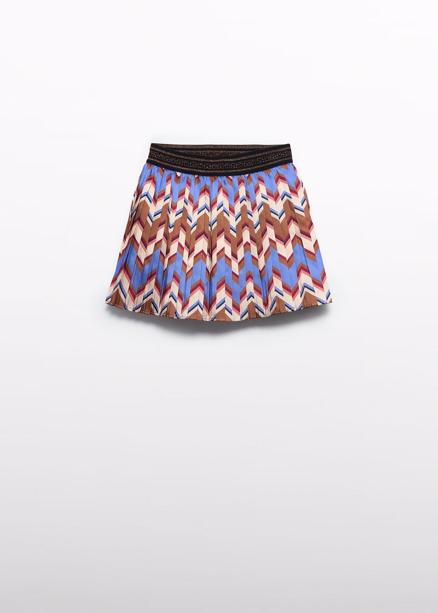 Abel & Lula Abel & Lula Pleated Print Skirt - Little Miss Muffin Children & Home