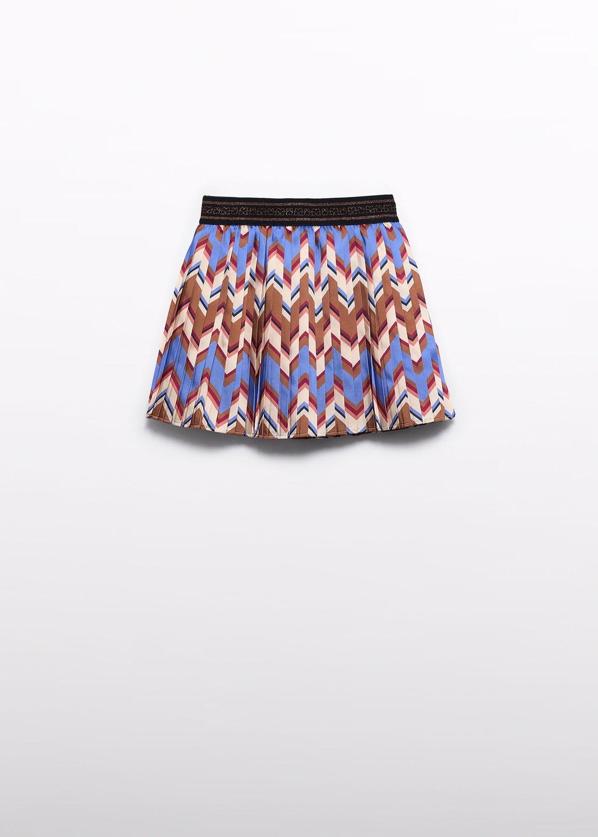 Abel & Lula Abel & Lula Pleated Print Skirt - Little Miss Muffin Children & Home