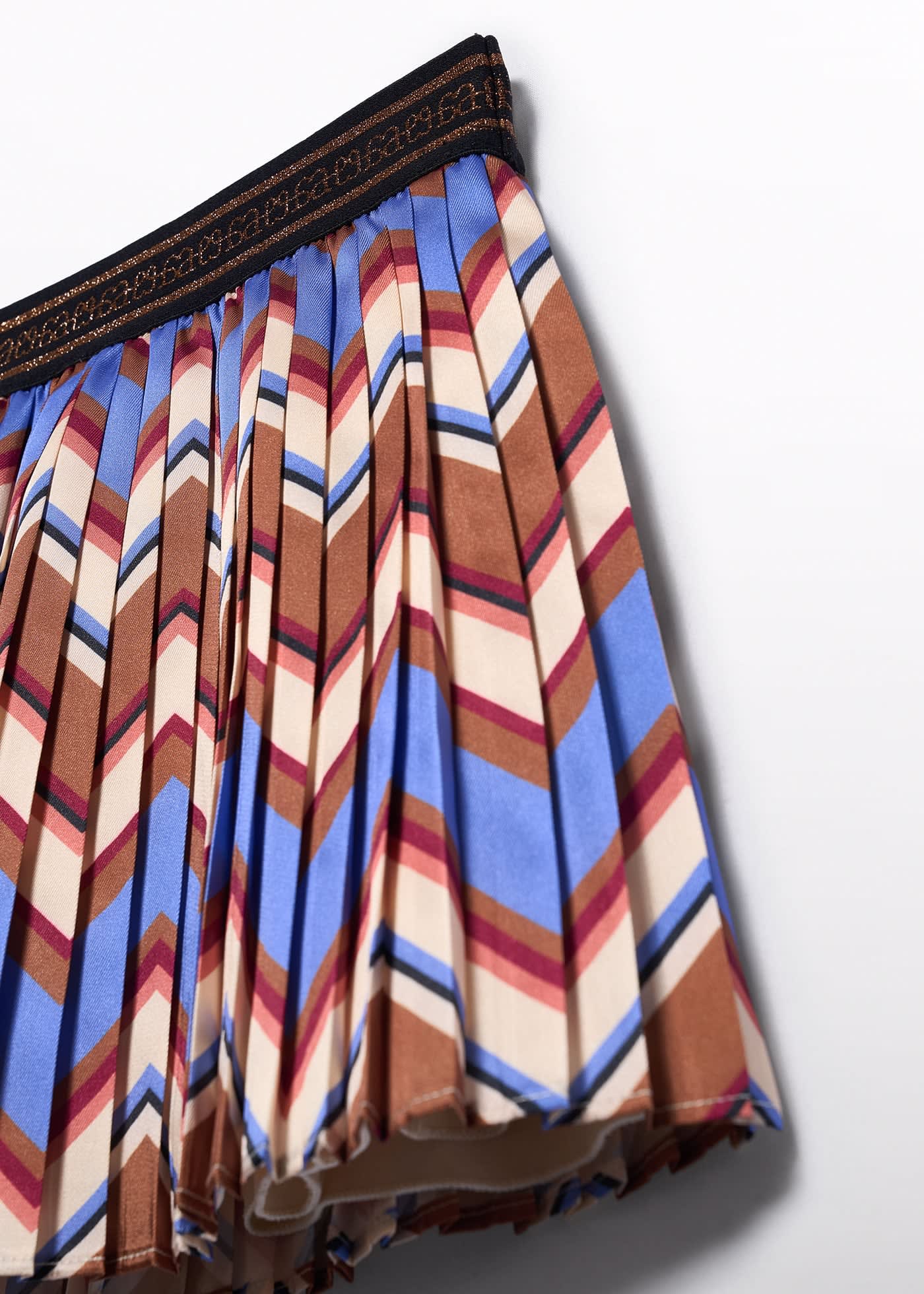 Abel & Lula Abel & Lula Pleated Print Skirt - Little Miss Muffin Children & Home