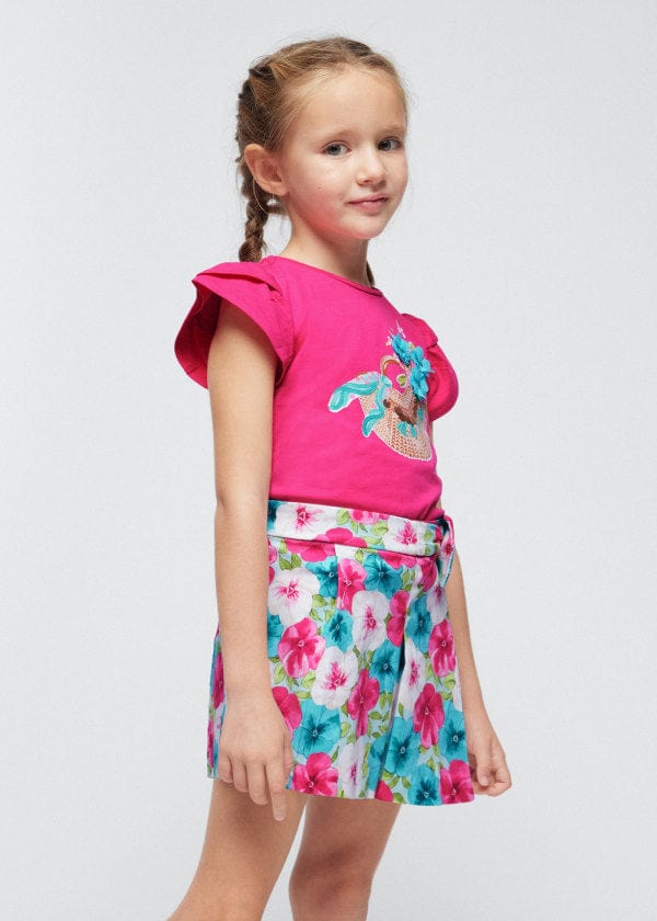 Mayoral Usa Inc Mayoral Printed Sateen Skort - Little Miss Muffin Children & Home
