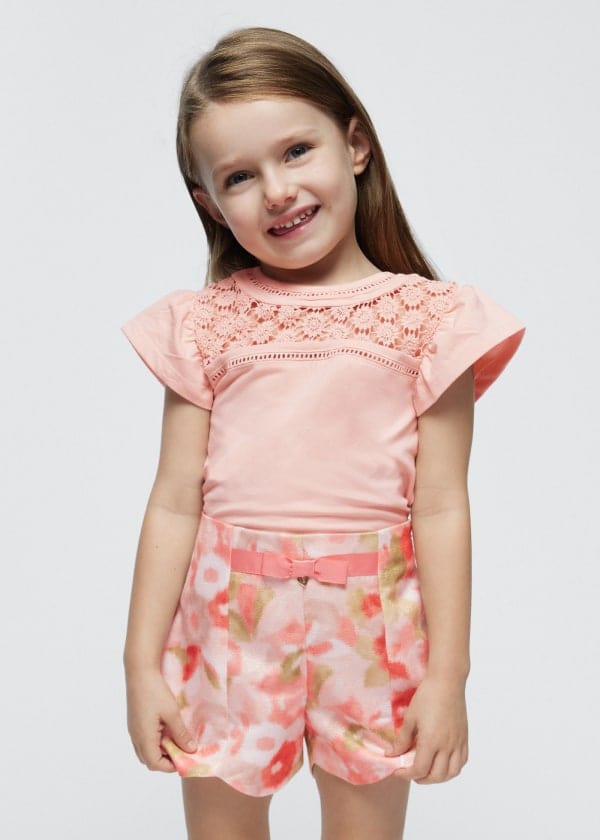 Mayoral Usa Inc Mayoral Floral Printed Shorts - Little Miss Muffin Children & Home